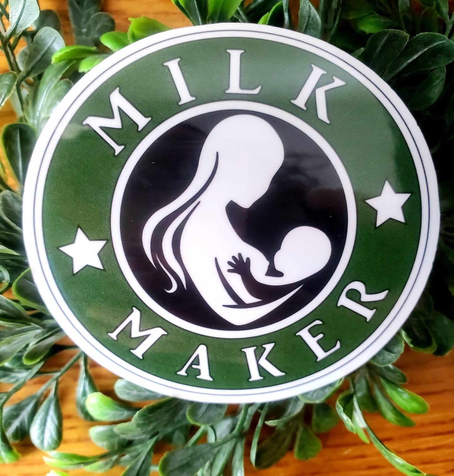 Breastfeeding sticker, pump sticker, breast pump decal, breastfeeding decal, breastfeeding sticker, star bucks logo sticker, nursing mom