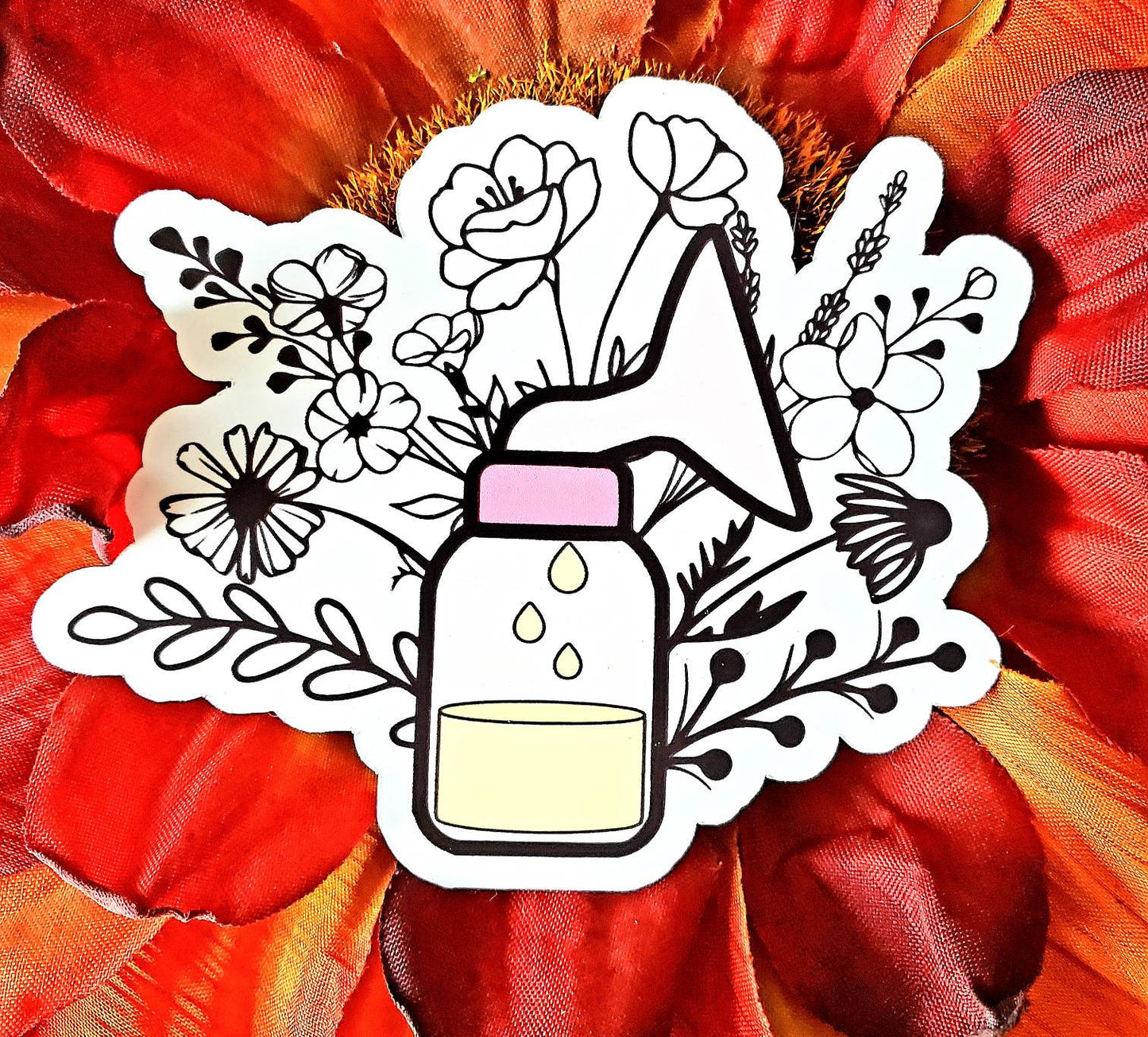 Breastfeeding sticker, pump sticker, breast pump decal, breastfeeding decal, breastfeeding sticker, star bucks logo sticker, nursing mom