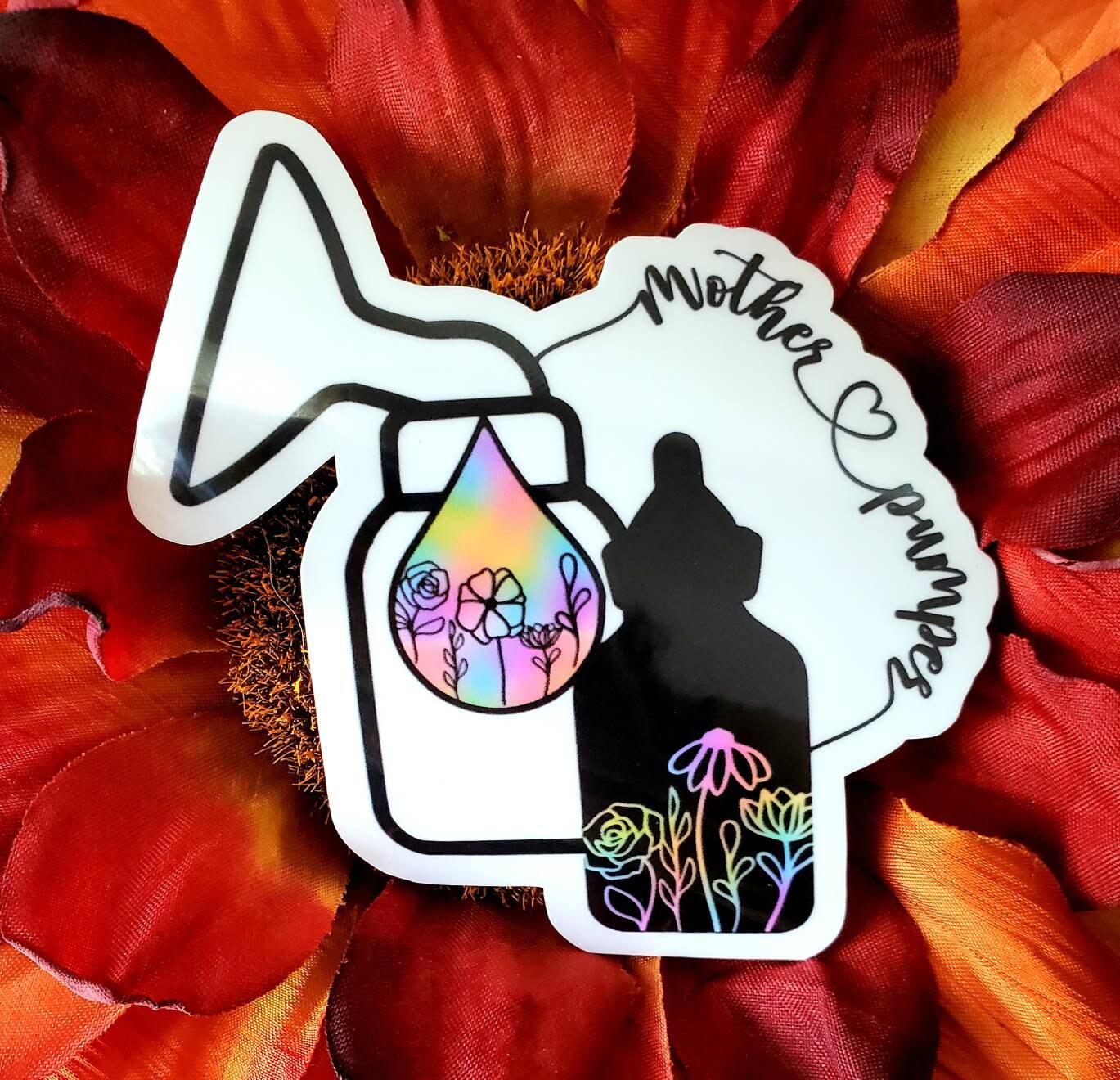 Mother pumper sticker, Breastfeeding sticker, breastfeeding awareness sticker, milk on tap sticker, breastmilk sticker, breast pump sticker