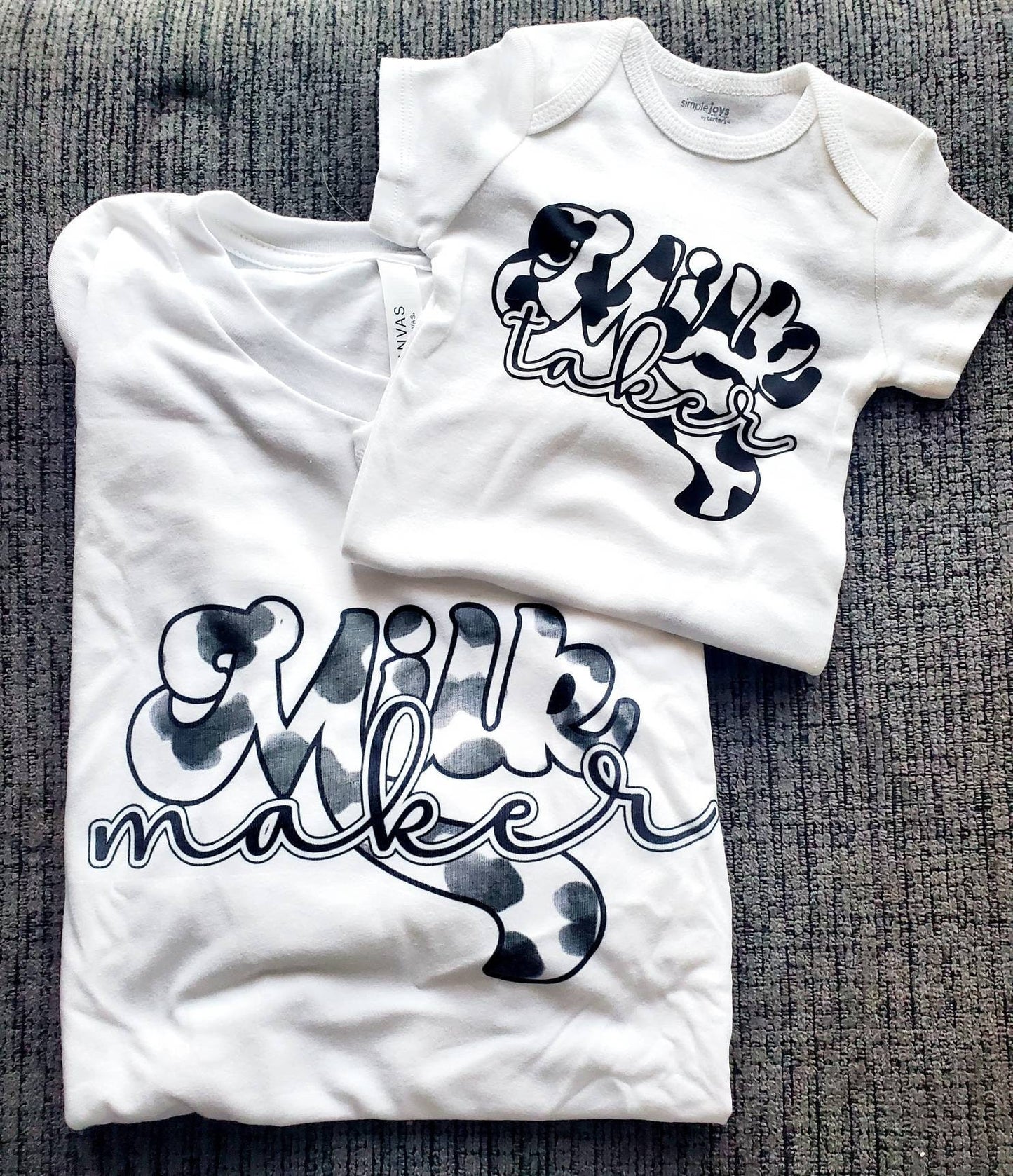 Breastfeeding baby onsie, titty bar onsie, baby onsie, breastfeeding gifts, boobery, mom and me set