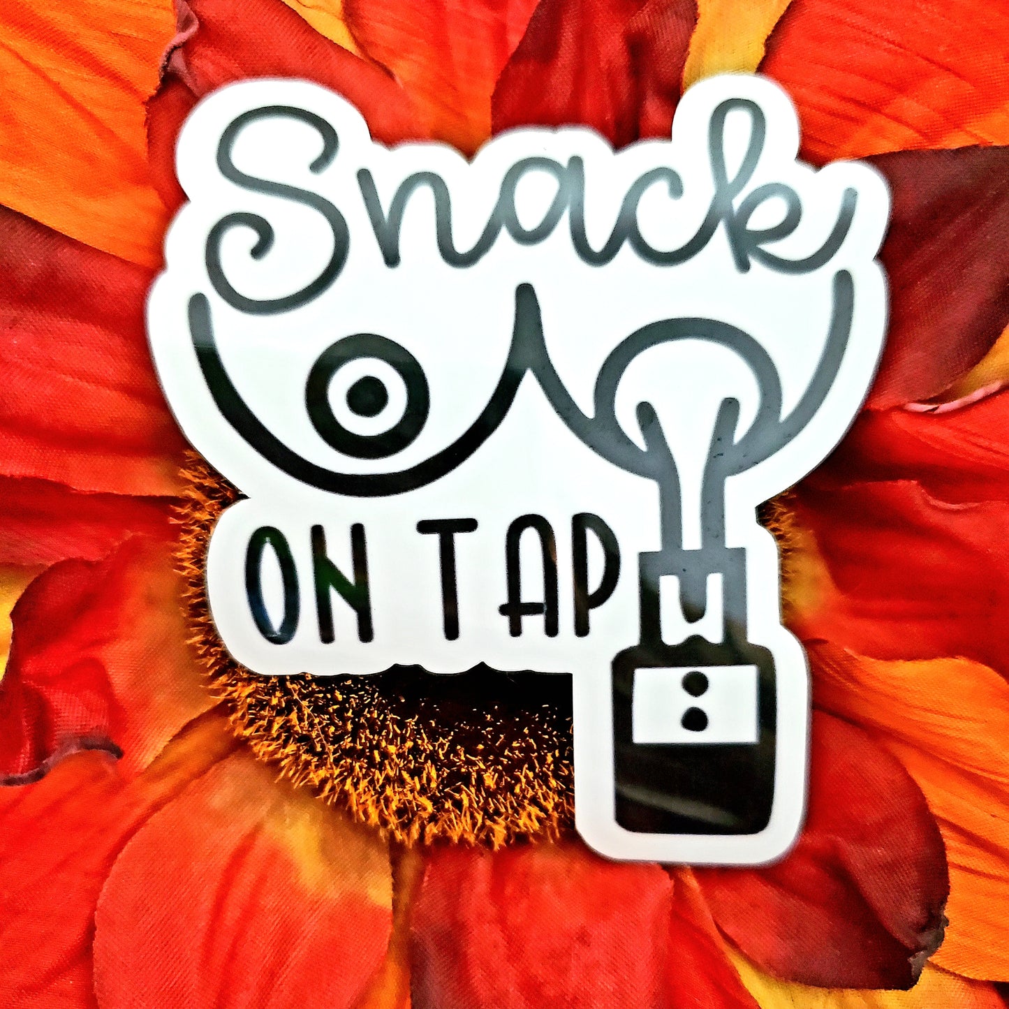 Snack on tap Sticker