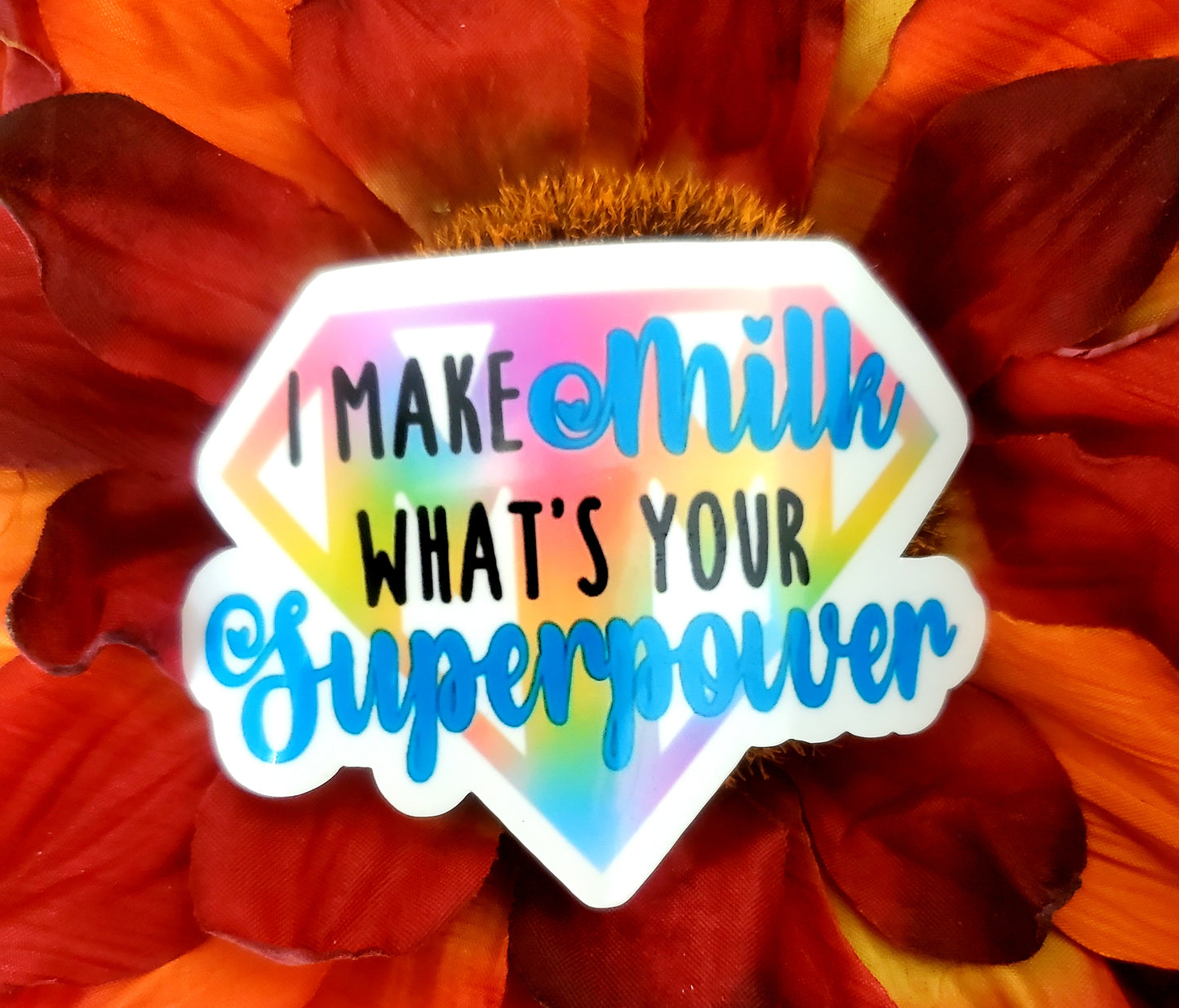 Milk Making Superpower Sticker