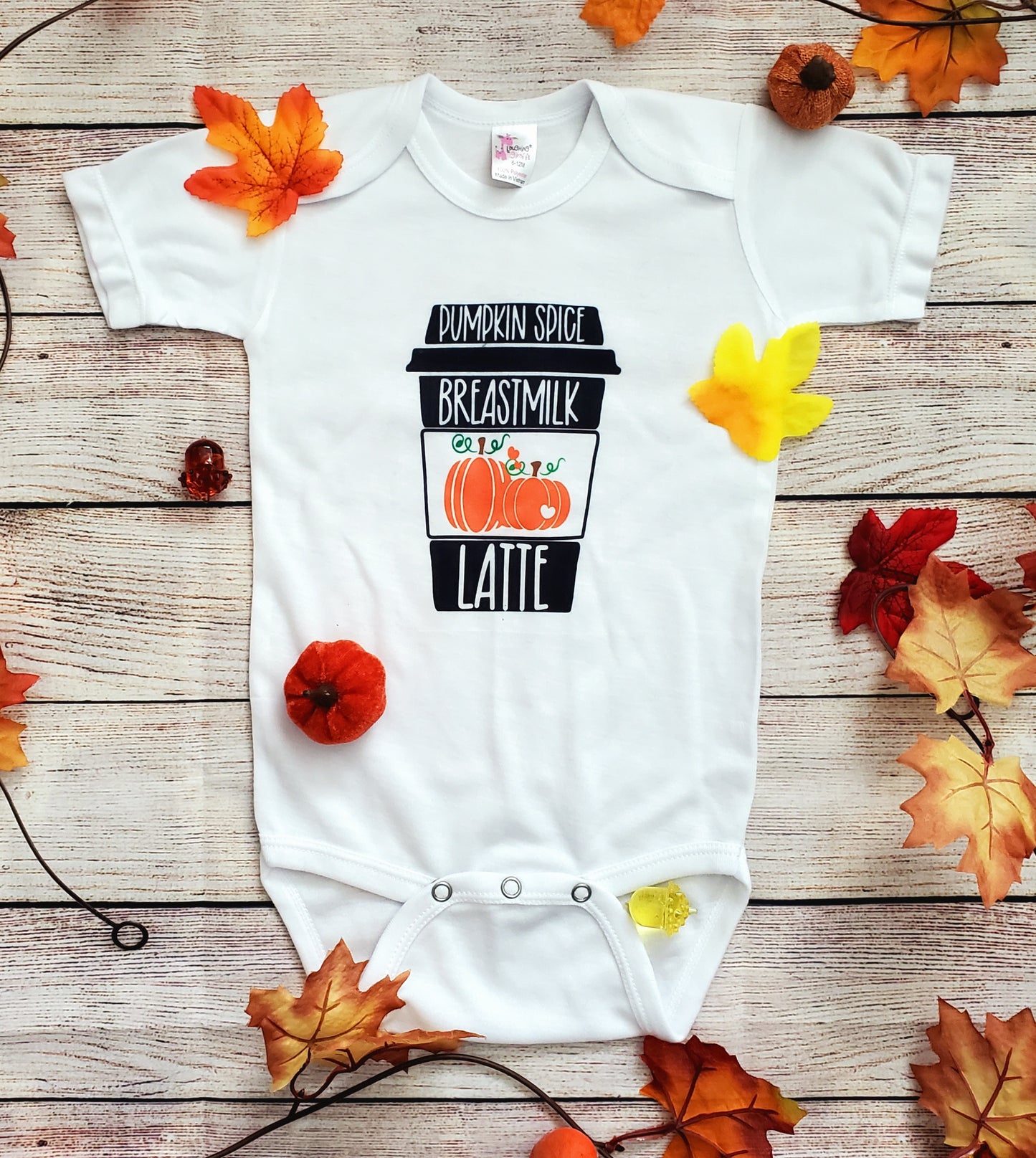 Pumpkin Spice Breastmilk Latte  Onesie