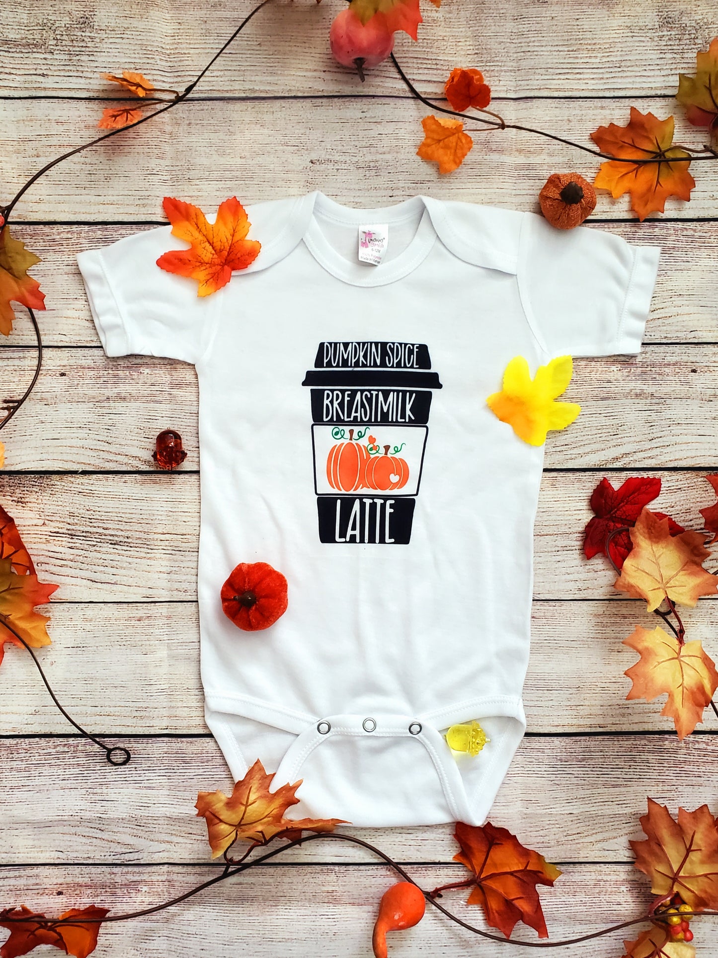 Pumpkin Spice Breastmilk Latte  Onesie