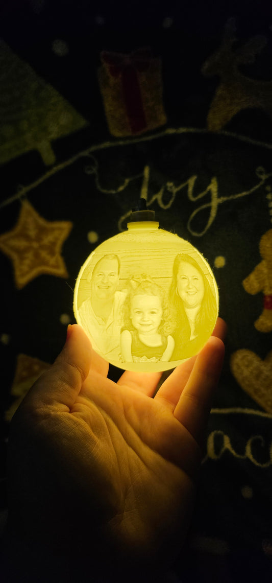 Photo ornament