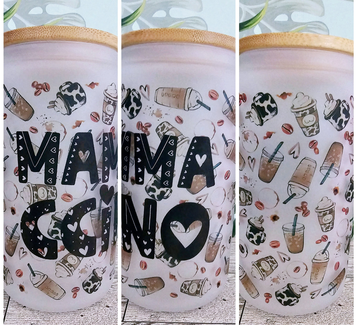 Mammaccino Glass Can & Hazelnut Cappuccino Jar