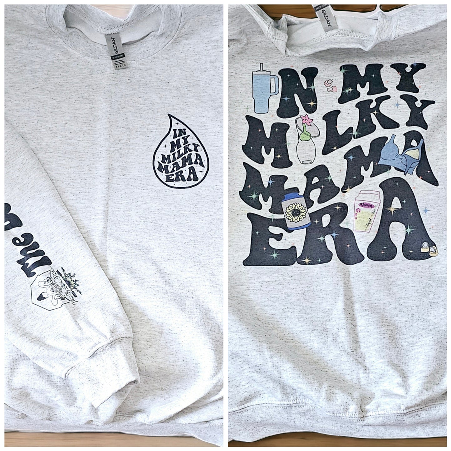 Milky Mama Era Crew Neck Sweatshirt