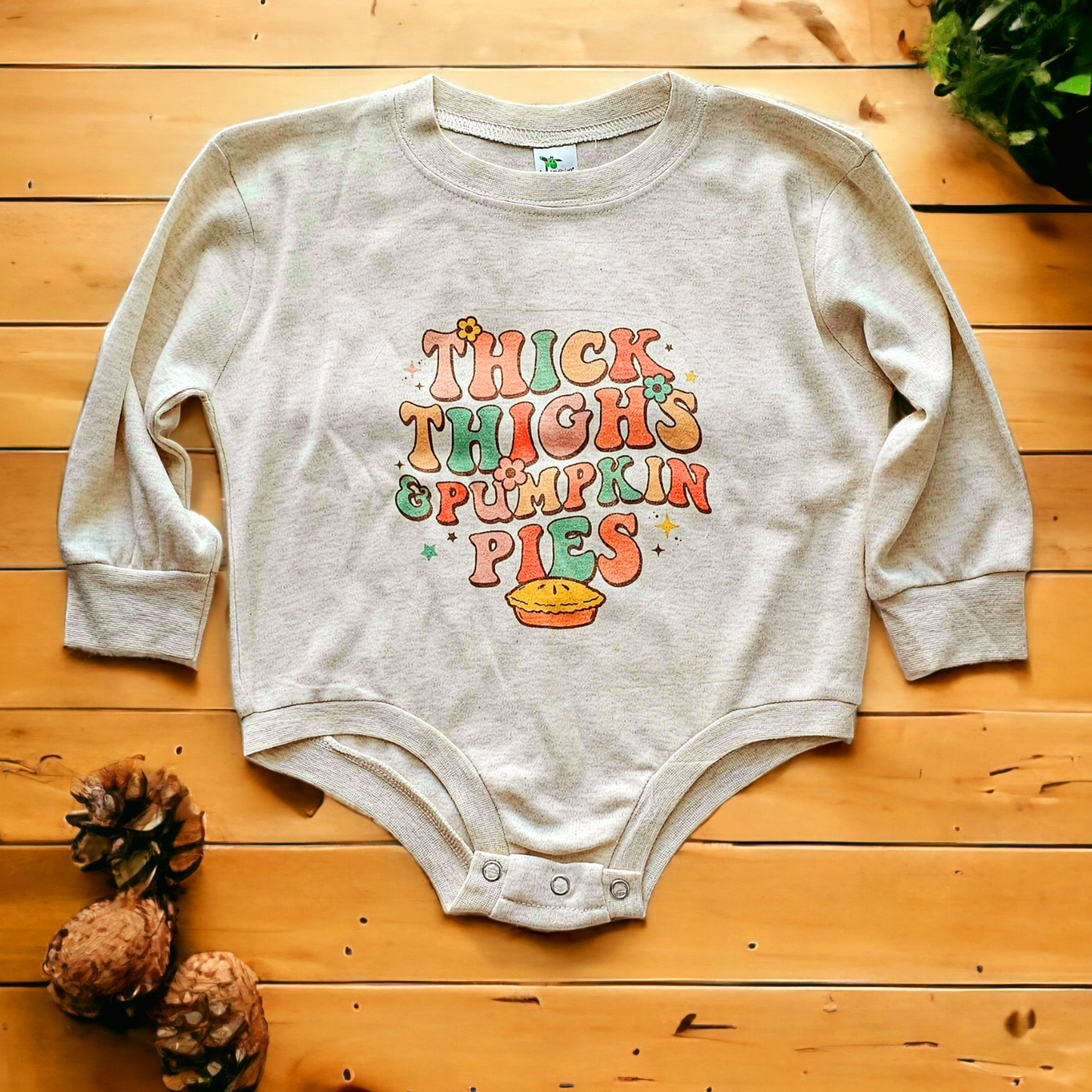 Thick Thighs & Pumpkin Pies Onesie