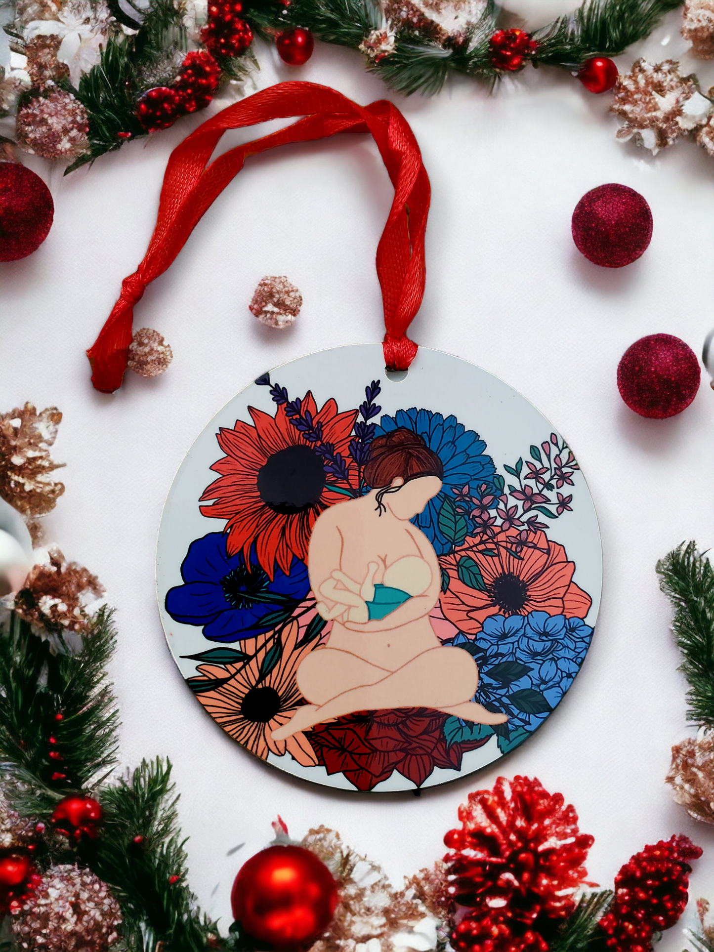 Breastfeeding Mother Christmas Ornament