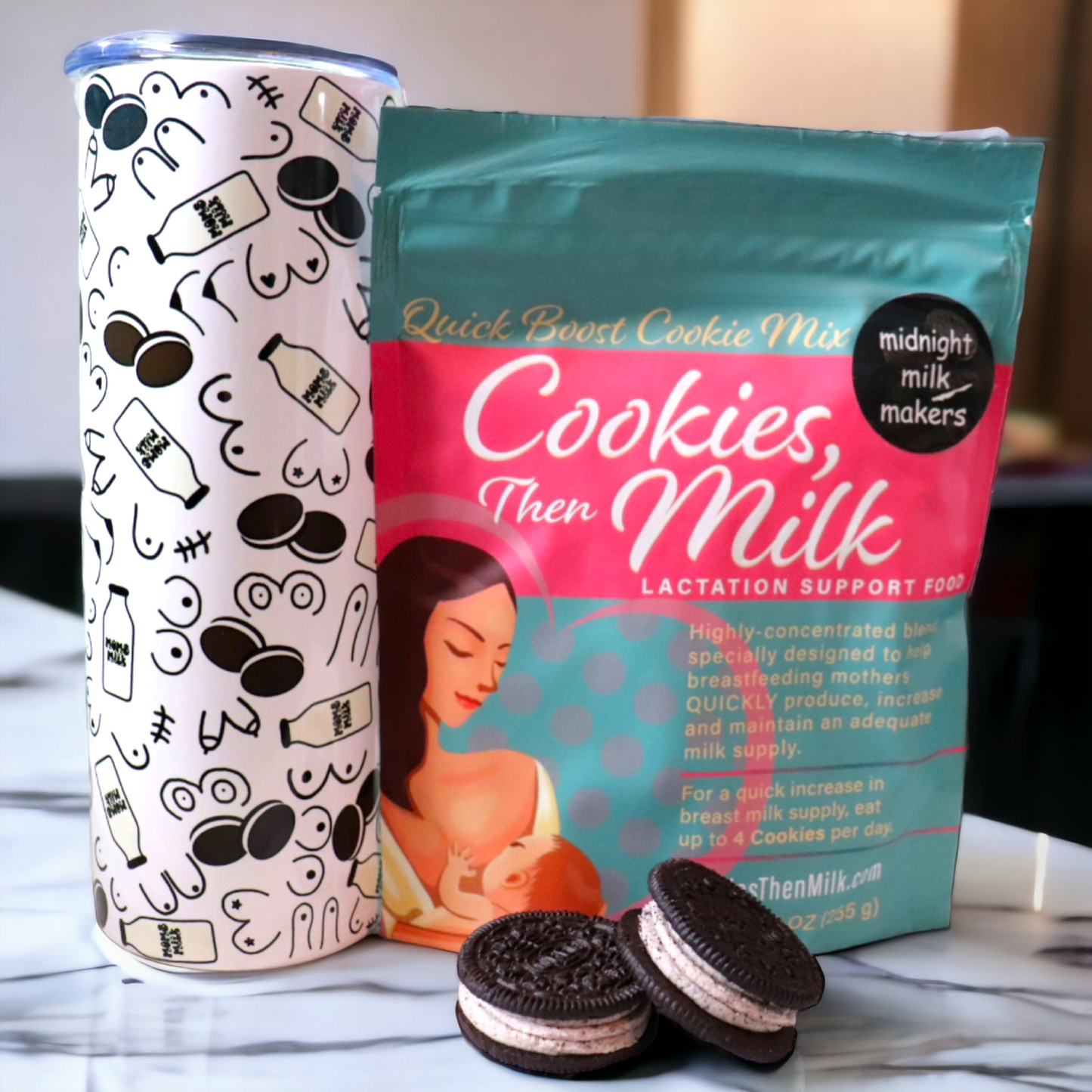 Oreos & boobs 20oz Tumbler