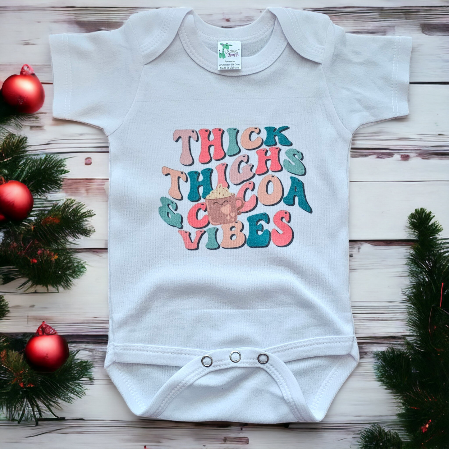 Thick Thighs & Cocoa Vibes Onesie