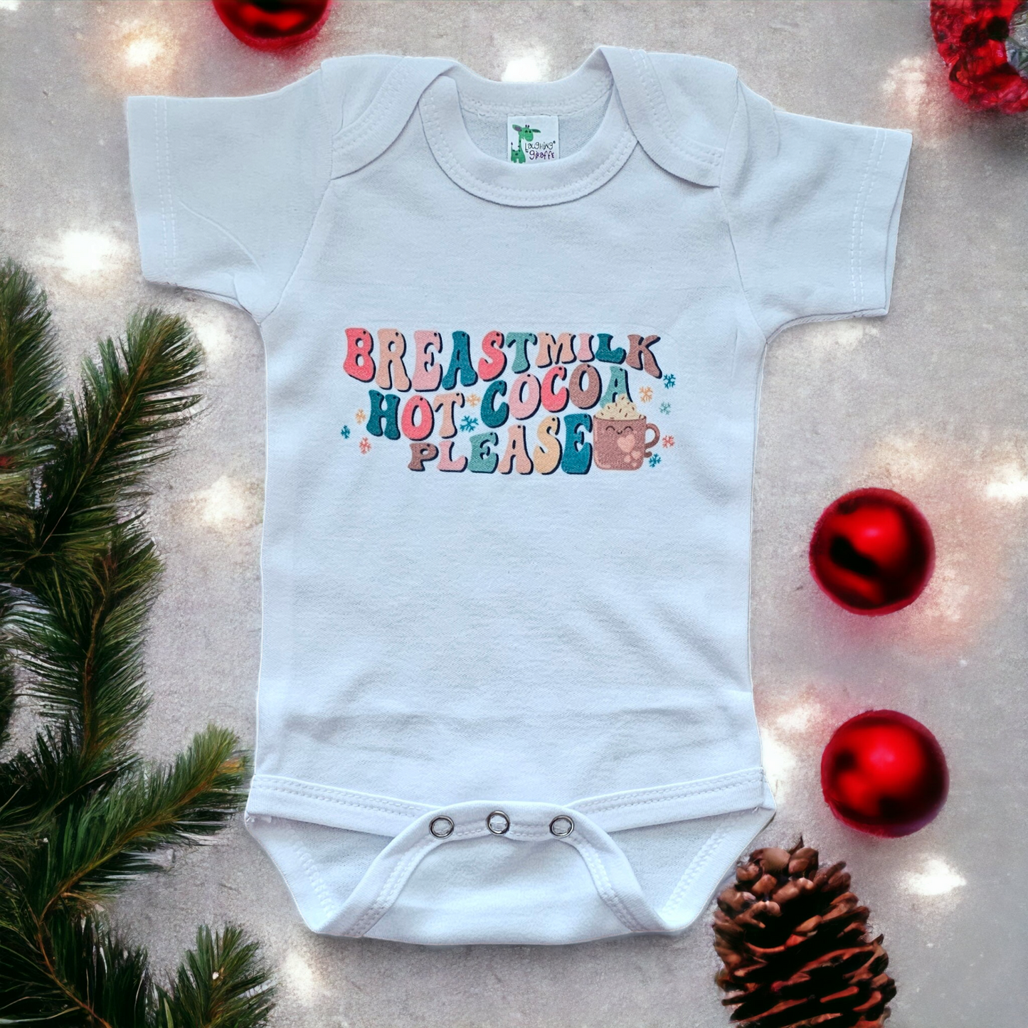 Breastmilk Cocoa Onesie