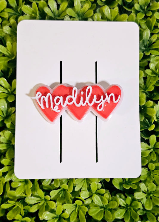 Heart Hair Clips