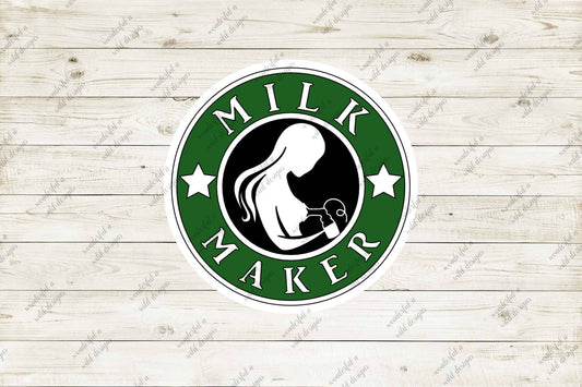 Breastfeeding sticker, pump sticker, breast pump decal, breastfeeding decal, breastfeeding sticker,  star bucks logo sticker, nursing mom