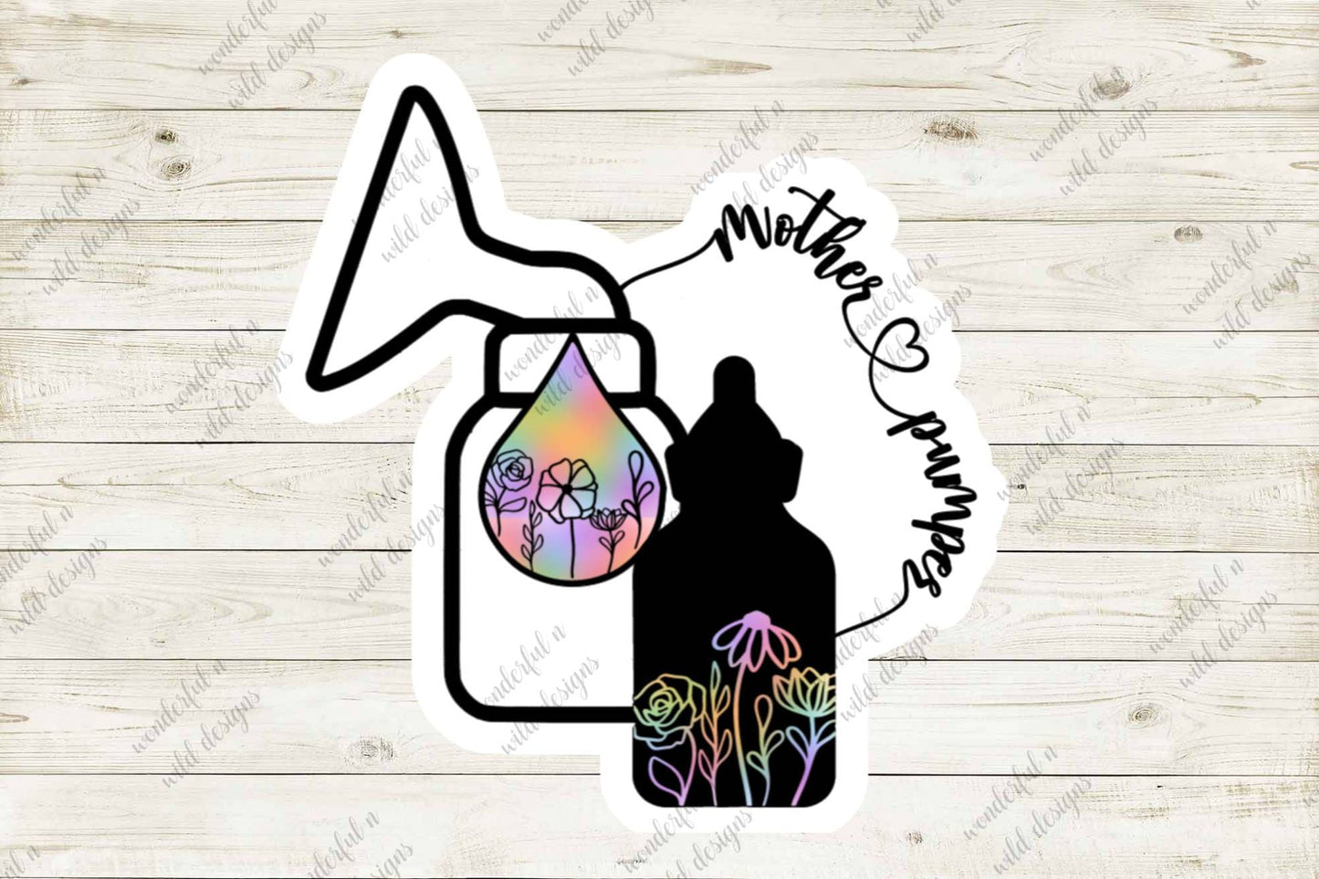 Mother pumper sticker, Breastfeeding sticker, breastfeeding awareness sticker, milk on tap sticker, breastmilk sticker, breast pump sticker