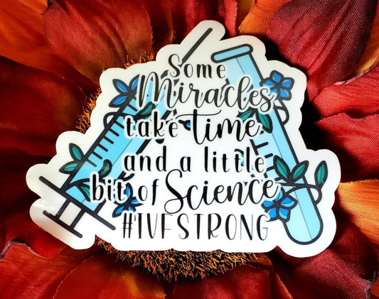 Ivf awareness sticker, ivf warriors, 1 in 8 sticker, ivf sticker, ive got this sticker, laptop sticker, tumbler sticker