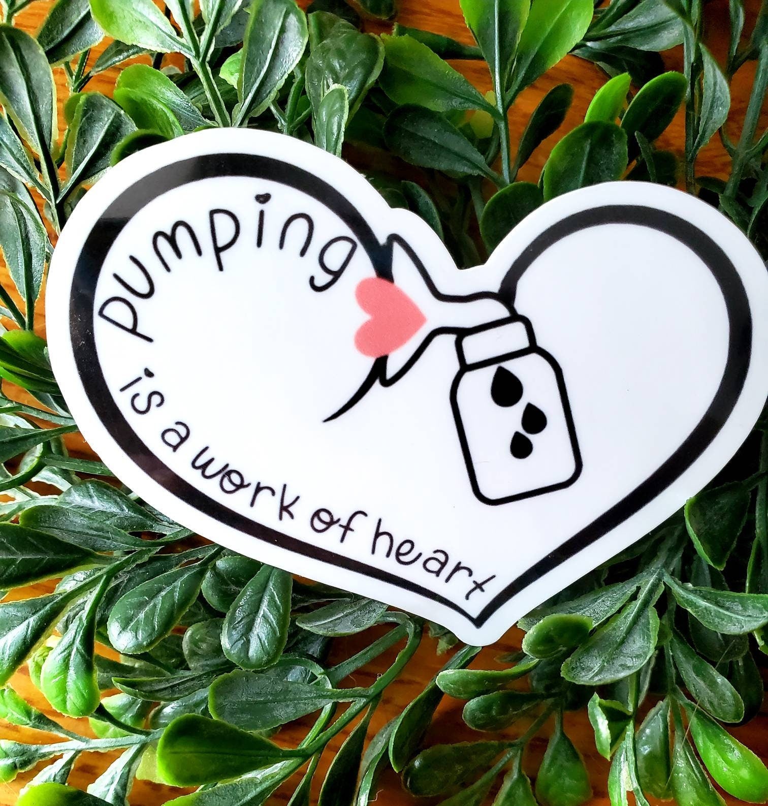 Breastfeeding sticker, pump sticker, breast pump decal, breastfeeding decal, breastfeeding sticker, star bucks logo  sticker, nursing mom