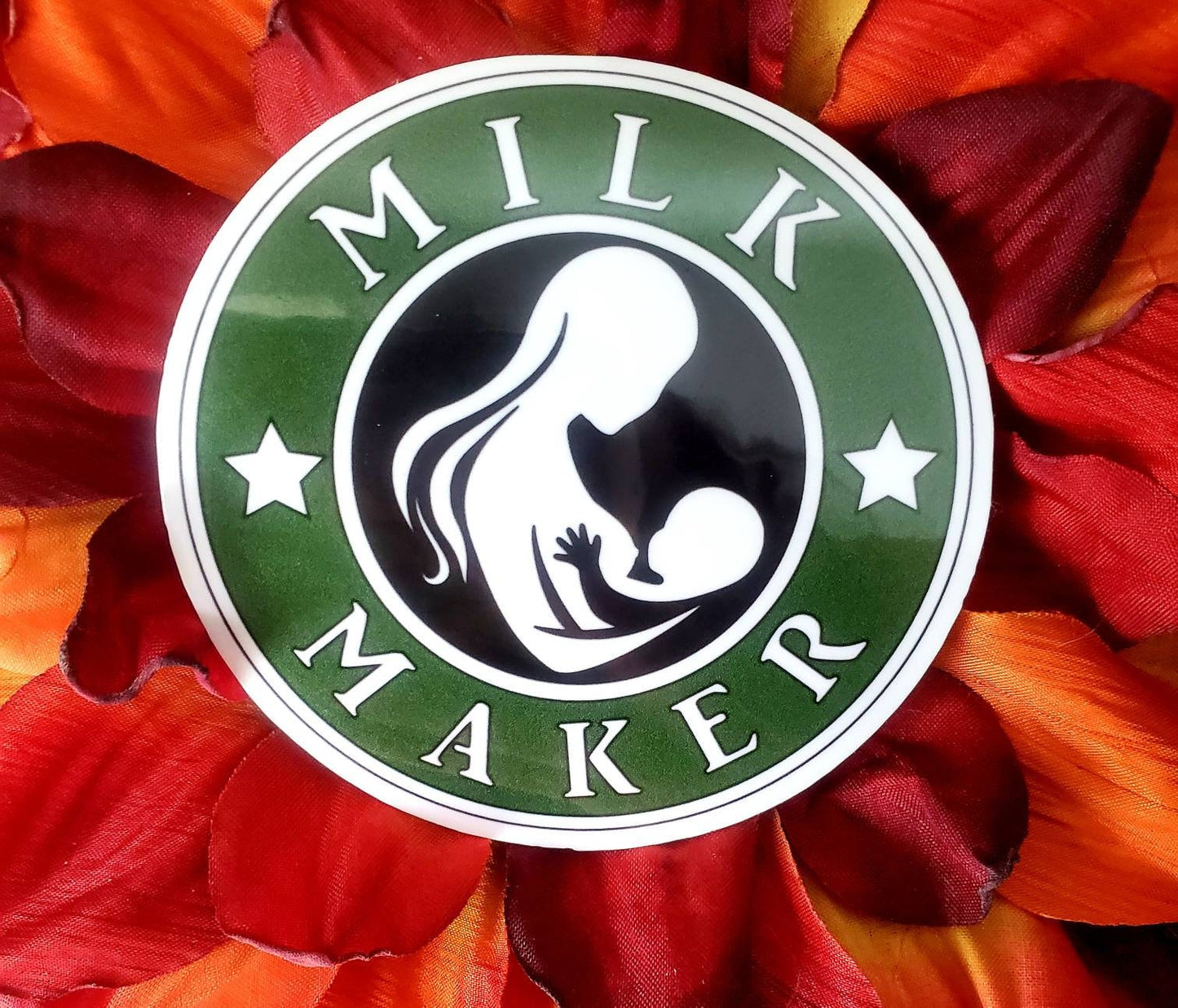 Breastfeeding sticker, pump sticker, breast pump decal, breastfeeding decal, breastfeeding sticker, star bucks logo  sticker, nursing mom