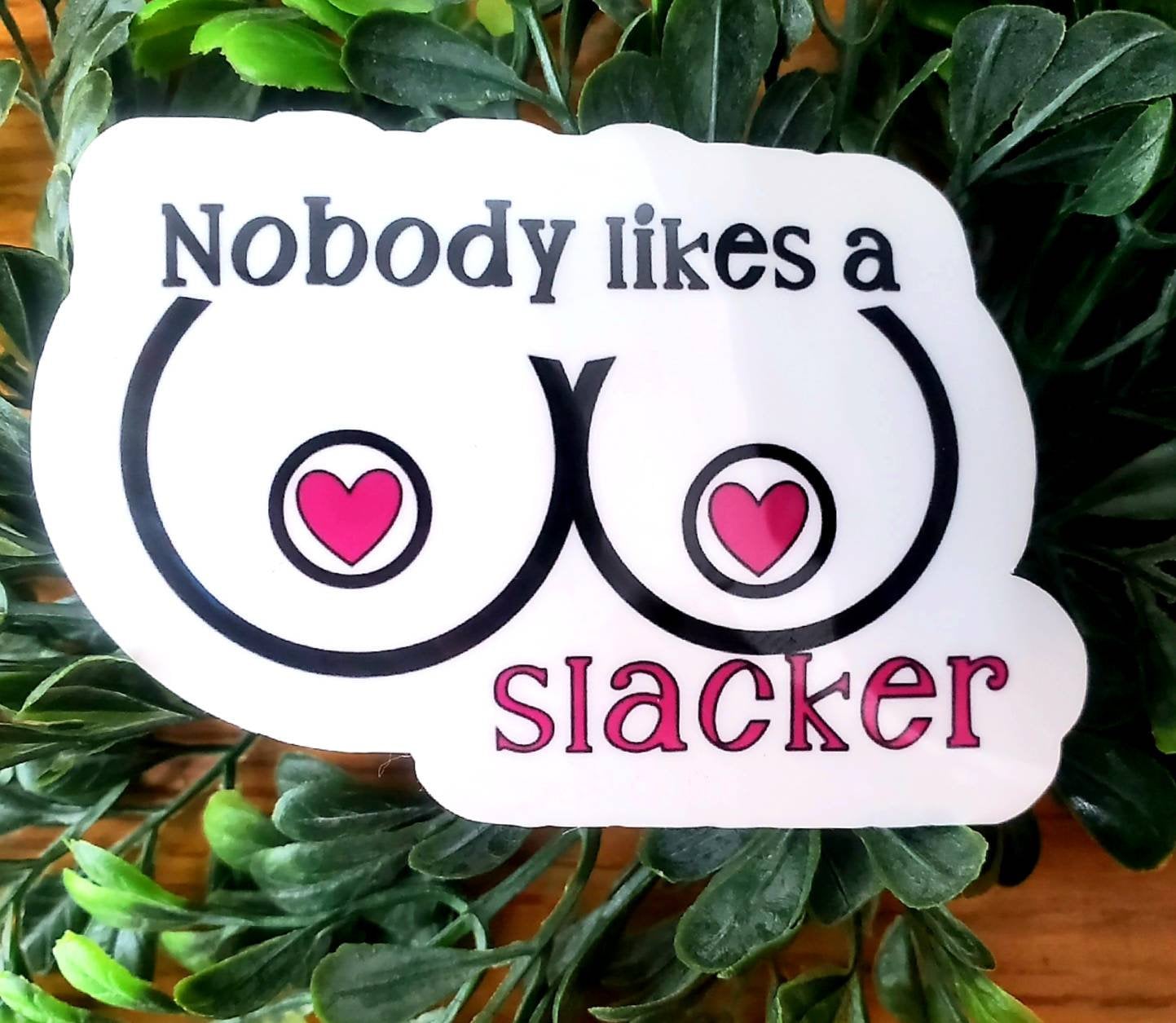 Breastfeeding sticker, pump sticker, breast pump decal, breastfeeding decal, breastfeeding sticker, slacker boob sticker, nursing mom