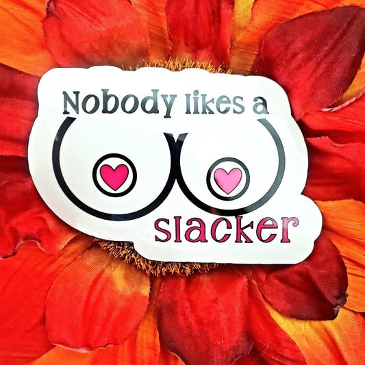 Breastfeeding sticker, pump sticker, breast pump decal, breastfeeding decal, breastfeeding sticker, slacker boob sticker, nursing mom
