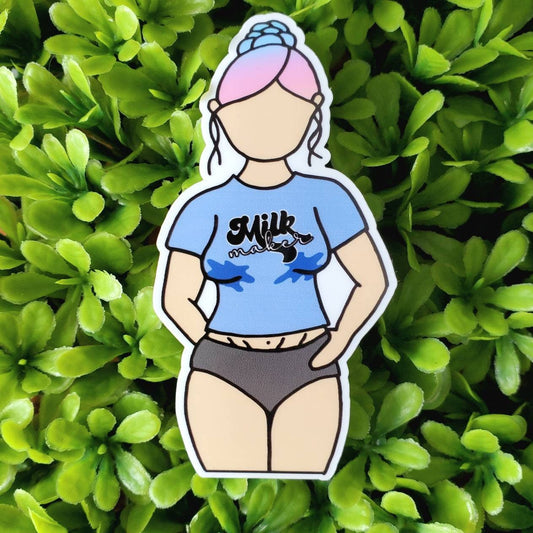 Breastfeeding sticker, pump sticker, breast pump decal, breastfeeding decal, breastfeeding sticker, star bucks logo  sticker, nursing mom