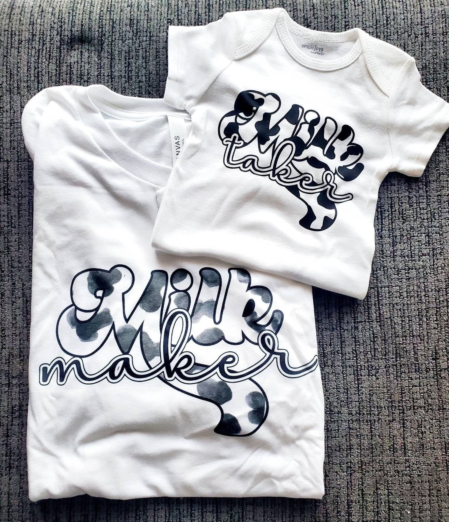 Breastfeeding baby onsie, titty bar onsie, baby onsie, breastfeeding gifts, boobery, mom and me set