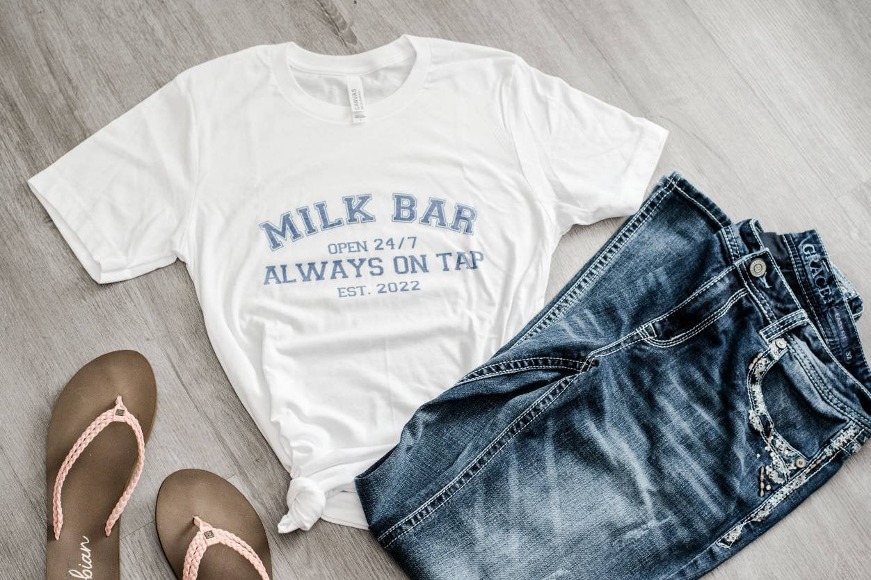 Breastfeeding shirt, breastfeeding mom shirt, milk bar shirt, breastfeeding milk bar, breastfeeding mom gift, breastmilk keepsake, BM