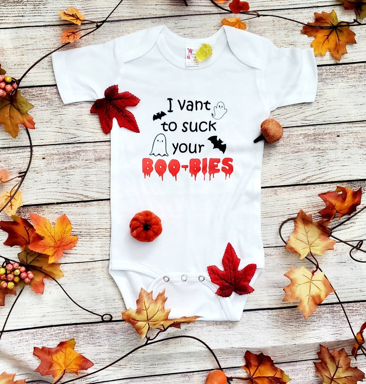 Boobiejuice onsie, breastfeeding onsie, halloween onsie, baby halloween constume, baby halloween, breastfed halloween, breastfed onsie