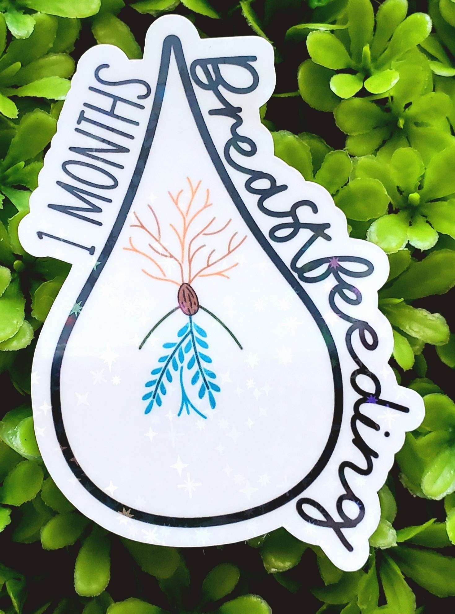 Breastfeeding sticker, breastfeeding milestone sticker, pumping milestone sticker,  year breastfeeding sticker, breastfeedkng accomplishment