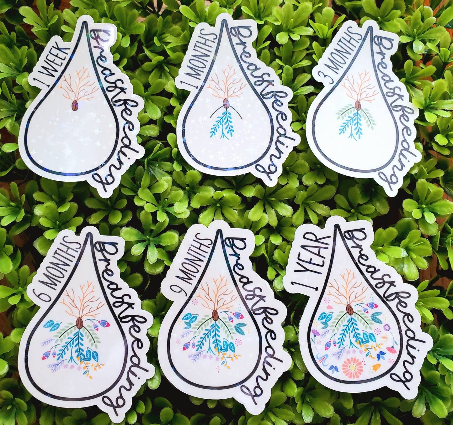 Breastfeeding sticker, breastfeeding milestone sticker, pumping milestone sticker,  year breastfeeding sticker, breastfeedkng accomplishment