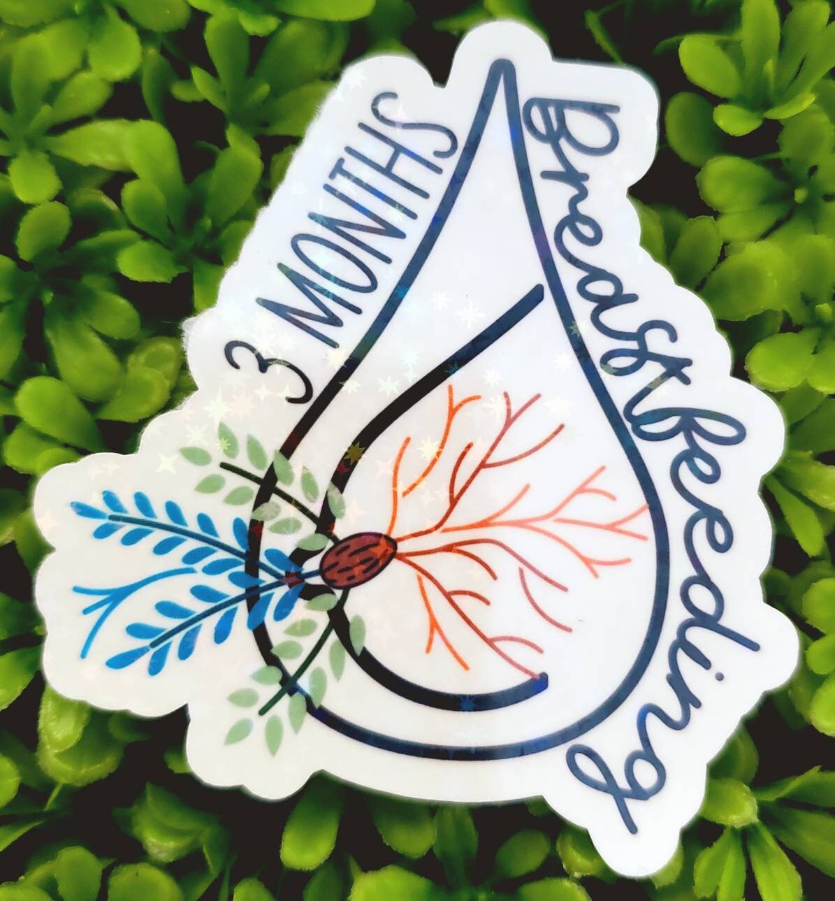 Breastfeeding sticker, breastfeeding milestone sticker, pumping milestone sticker,  year breastfeeding sticker, breastfeedkng accomplishment