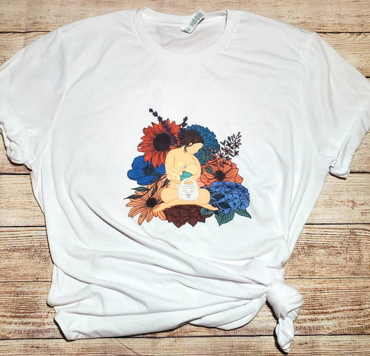 Breastfeeding shirt, Pumping mom shirt, breastmilk shirt, fall Breastfeeding shirt, pumpkin shirt, mother pumper, shirt, pumping mom