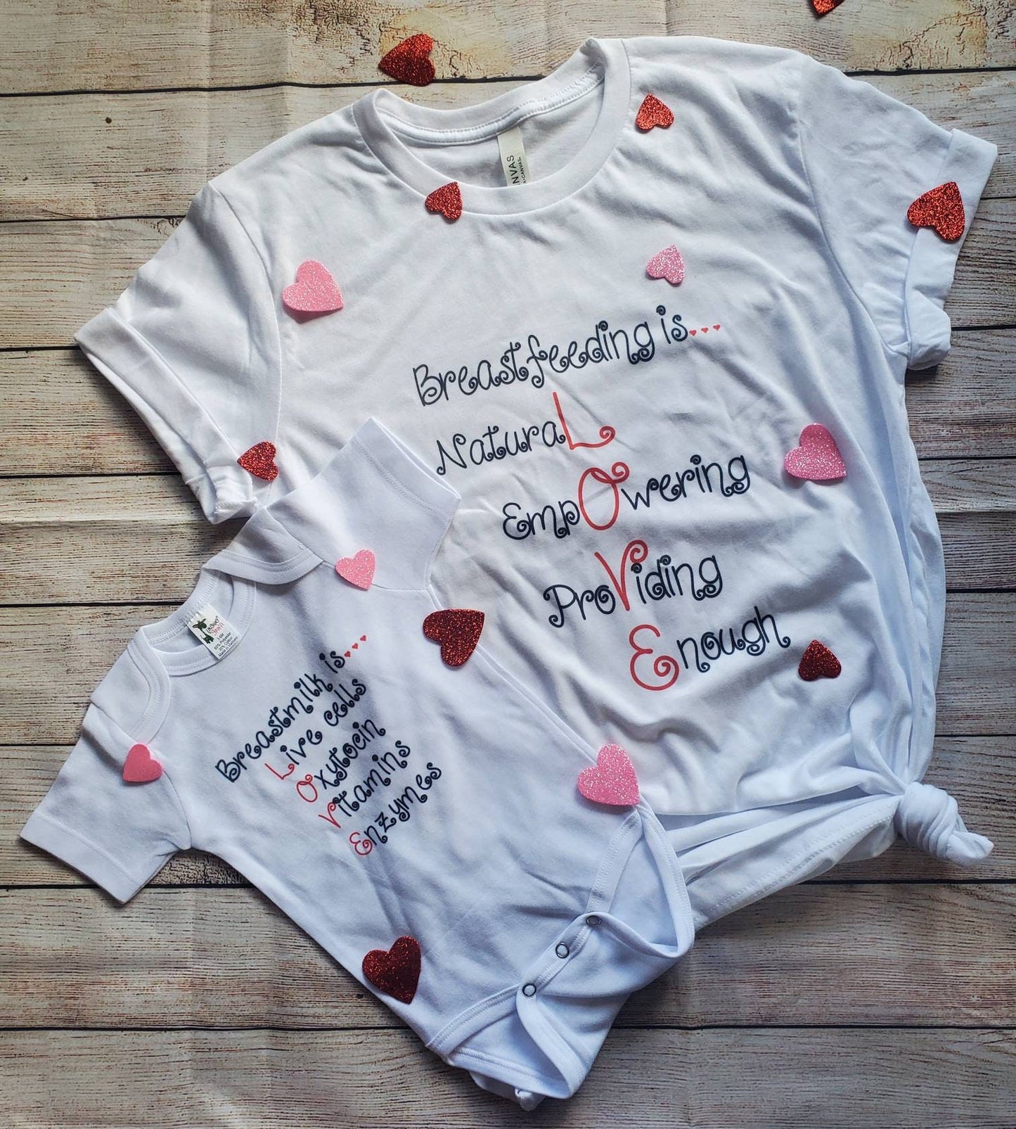 Valentines onsie, breastfed baby, breastmilk baby, breastfeeding baby onsie, breastfed baby shirt, valentine breastfed baby, baby bodysuit,
